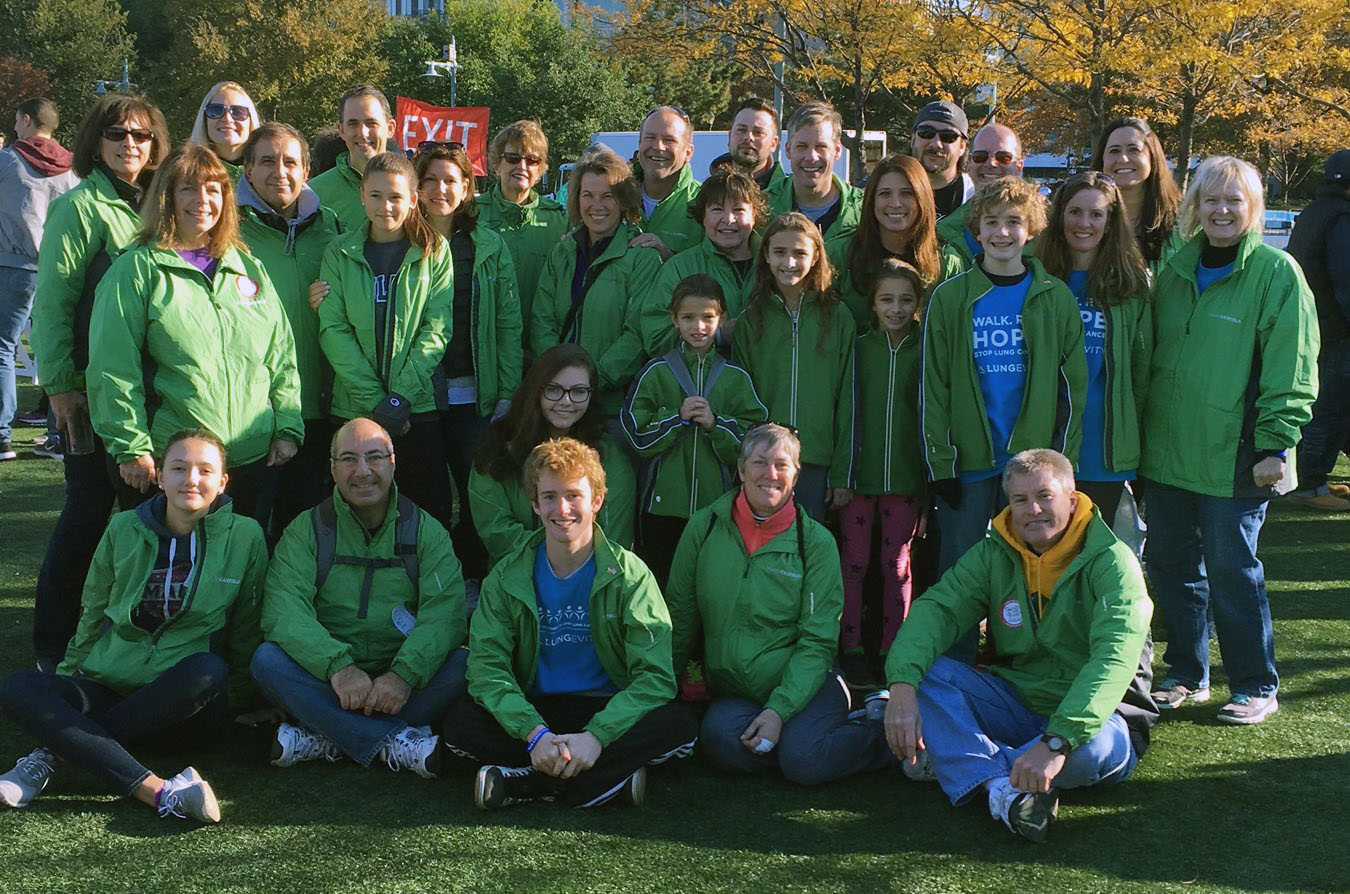 Team Bill Canfield at NYC Breathe Deep Walk